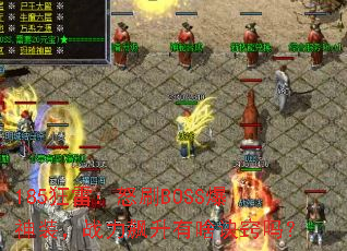 185ףŭˢBOSSװսɶ