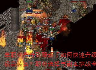 单职业传奇私服新手如何快速升级并获取极品装备?职业选择与副本挑战全解析 单职业传奇私服新手如何快速升级并获取极品装备?职业选择与副本挑战全解析