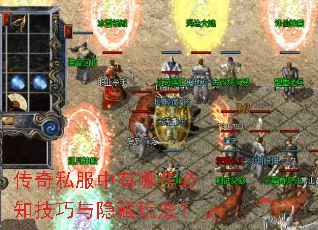 传奇私服中有哪些必知技巧与隐藏玩法? 传奇私服中有哪些必知技巧与隐藏玩法?
