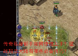 传奇私服新手如何快速上手?征战玛法大陆有哪些必备技巧? 传奇私服新手如何快速上手?征战玛法大陆有哪些必备技巧?