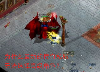 为什么最新的传奇私服无法选择高级角色? 为什么最新的传奇私服无法选择高级角色?