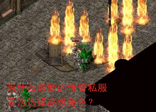 为什么最新的传奇私服无法选择高级角色? 为什么最新的传奇私服无法选择高级角色?