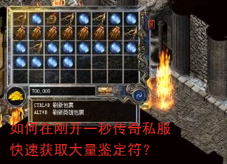 如何在刚开一秒传奇私服快速获取大量鉴定符? 如何在刚开一秒传奇私服快速获取大量鉴定符?