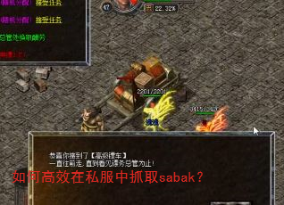 如何高效在私服中抓取sabak? 如何高效在私服中抓取sabak?